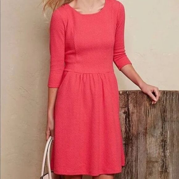 Matilda Jane Dresses & Skirts - Matilda Jane Women's Pink Friends Forever Virginia Textured A-Line Dress Large